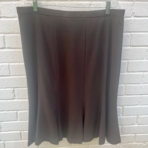 Focus 2000 Brown A Line Skirt Size 18 Like New